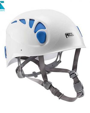 رنگ سفید و آبی کلاه کوهنوردی پتزل مدل Elios