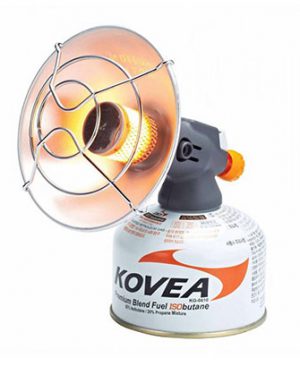 نمای هیتر (بخاری) Kovea مدل Handy Sun Gas بر روی کپسول گاز