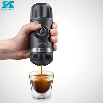 قهوه با دستگاه قهوه ساز wacaco nanopresso