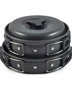حالت جمع شده ست ظرف دونفره کمپسور کد DS-300