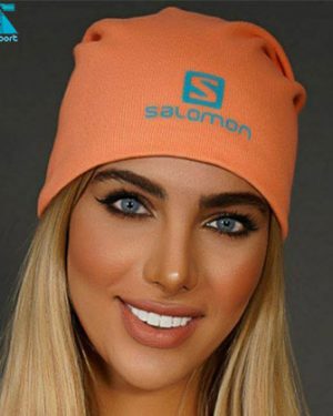 کلاه بافت SALOMON رنگ نارنجی