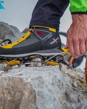 کفش کوهنوردی کی لند مدل cross mountain gtx کرامپون
