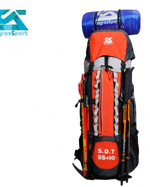 کوله پشتی کوهنوردی حرفه ای زاگرس اسپرت مدل 10+55 SDT